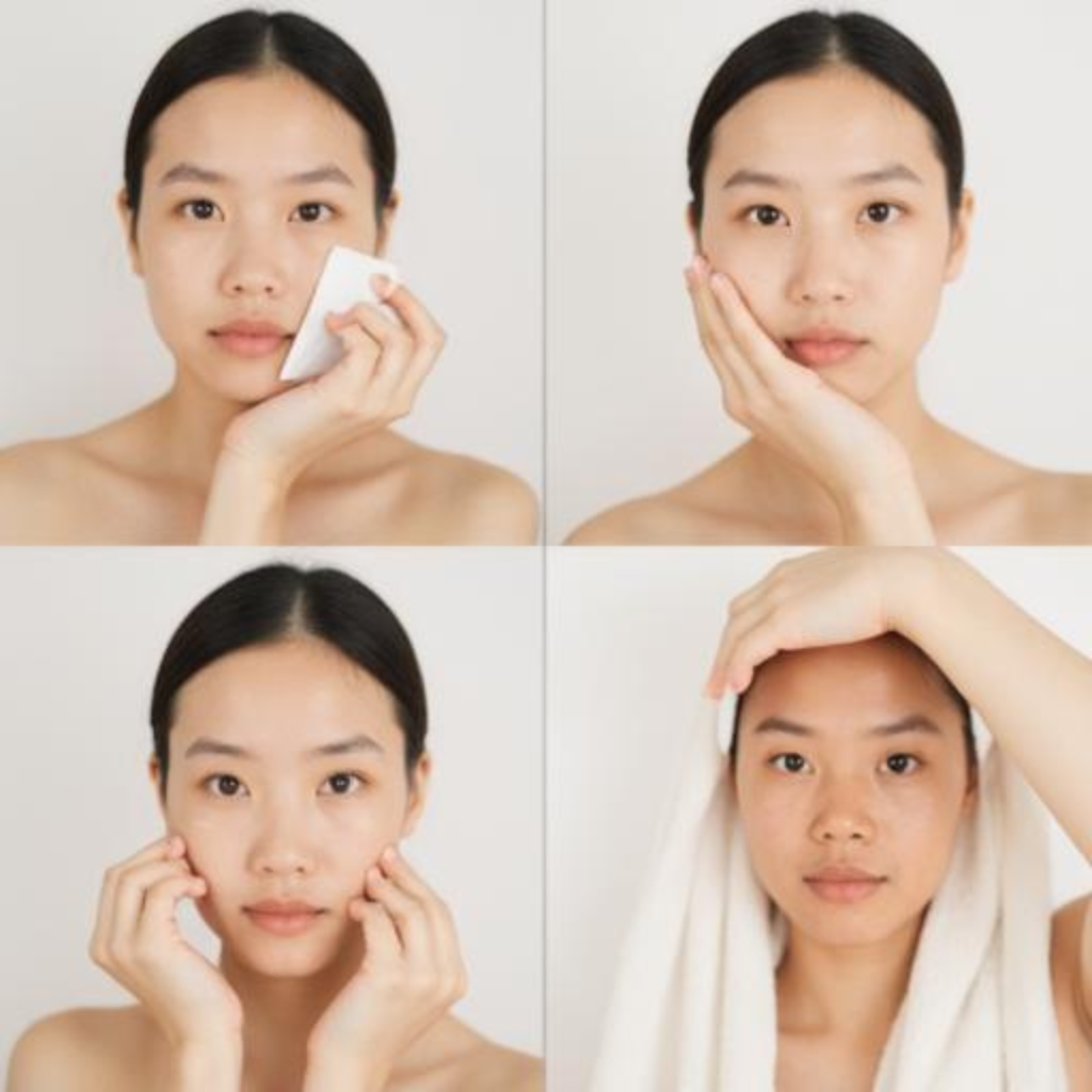 how to know if you have dry or oily skin using the tissue test to check oil on the forehead nose cheeks and chin