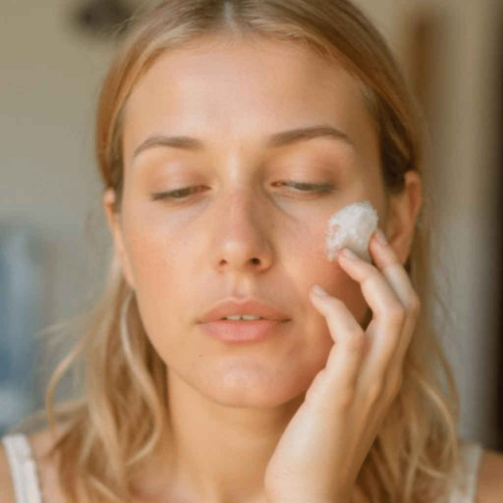 Illustration showing a damaged skin barrier explaining why dry sensitive skin breaks out in a korean skincare routine for dry skin.