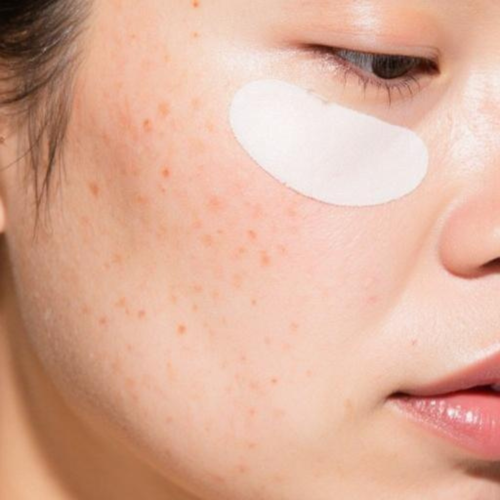 How long to keep pimple patch on overnight illustrated with medicated pimple patches containing salicylic acid and tea tree oil reducing redness.