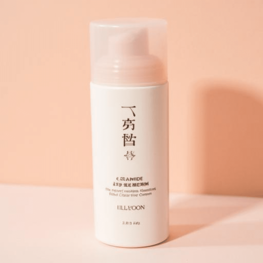 Ceramide-rich Korean moisturizers strengthening the skin barrier in a korean skincare routine for dry skin.