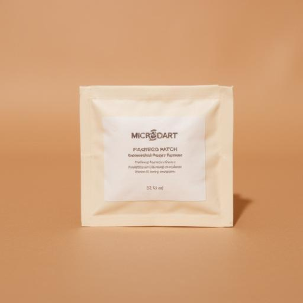 How long to keep pimple patch on for deep acne, showing a microdart pimple patch delivering ingredients into under-the-skin pimples.