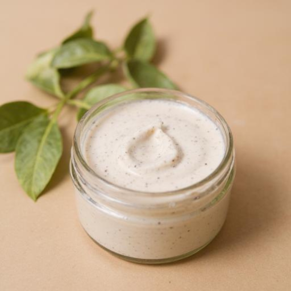 diy facial wash for acne using bentonite clay and green tea powder as an exfoliating homemade face wash for acne