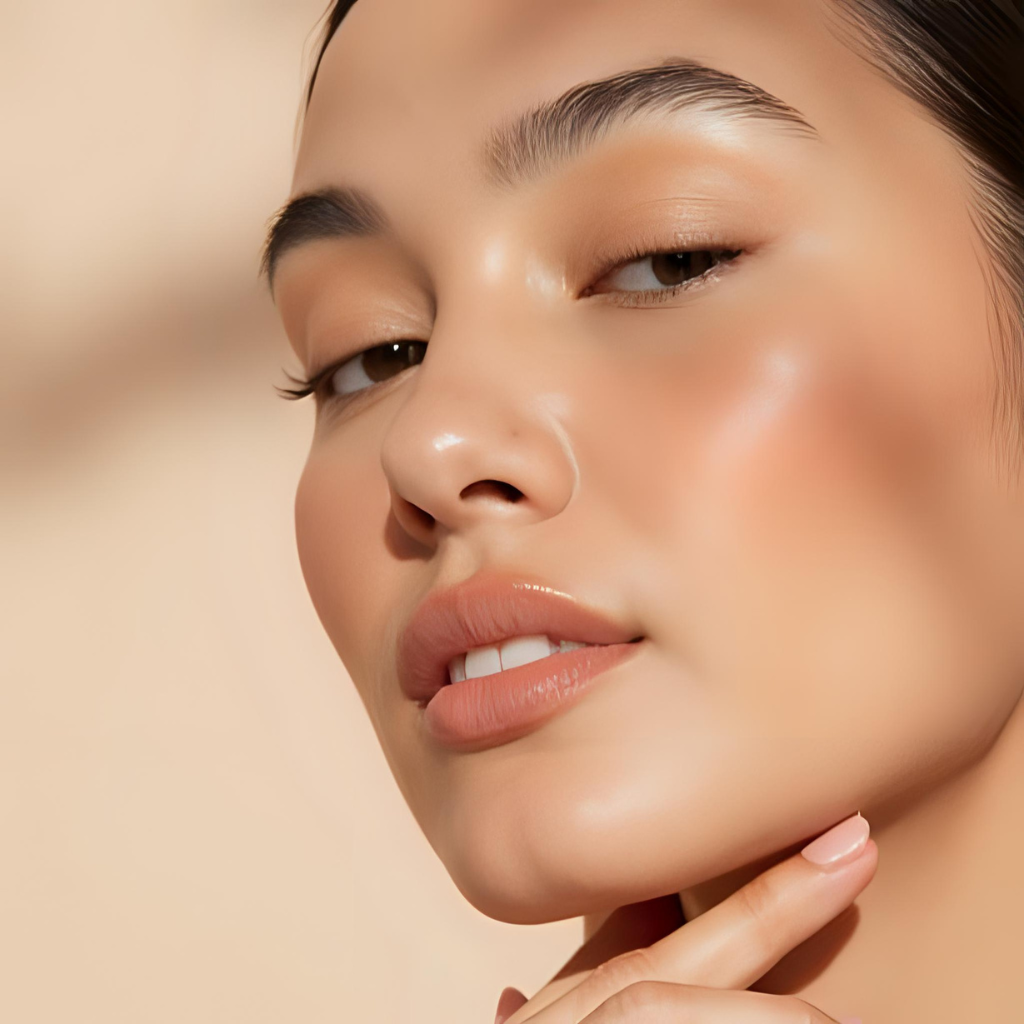 Vitamin C, hyaluronic acid, and retinoid serums used in skin treatments for glowing skin and bright complexion