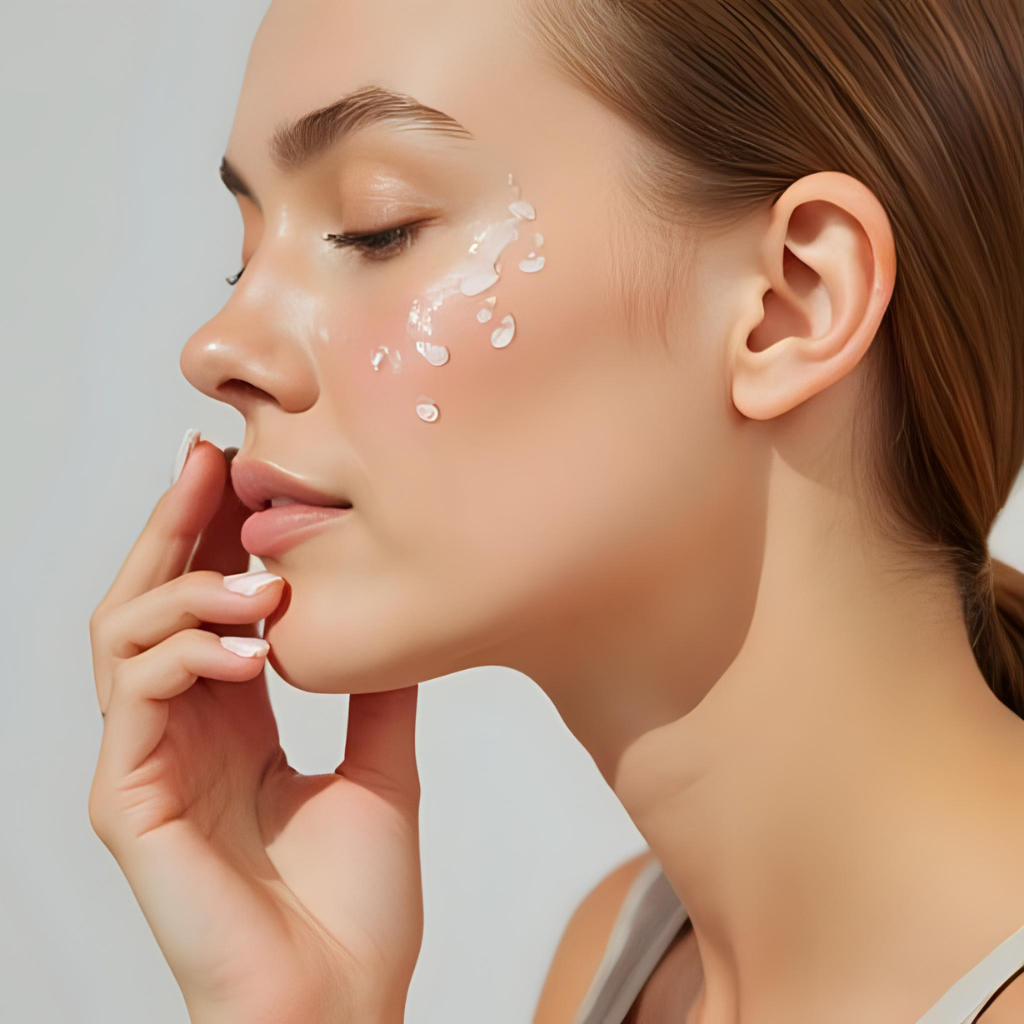 Moisturizer and sunscreen routine protecting and maintaining results of skin treatments for glowing skin